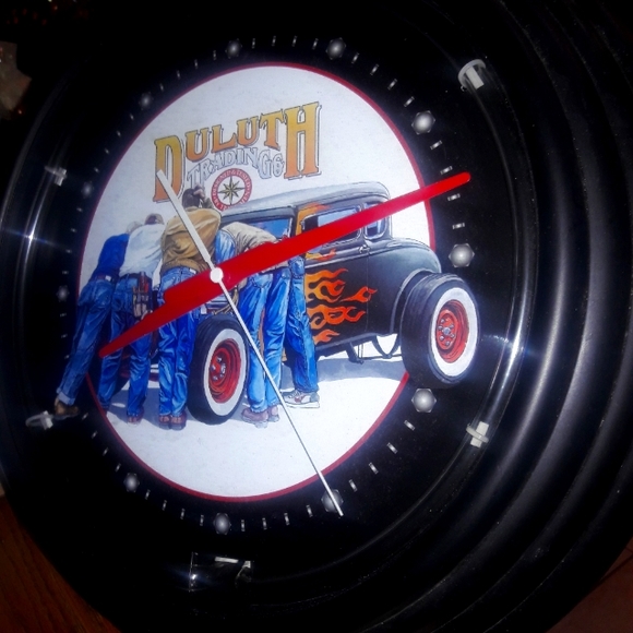 Duluth Trading Company Hot Rod Collectable Clock - Picture 5 of 5
